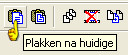 Knop : Plakken na huidige frame