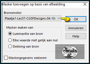 Lagen - Nieuwe maskerlaag - Uit afbeelding :