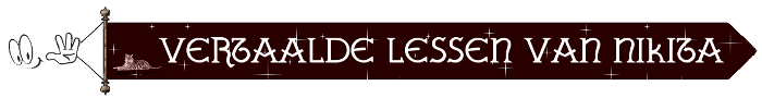 Banner vertaalde lessen van Nikita