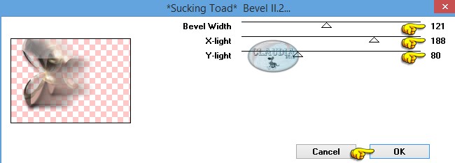 Instellingen filter Toadies - *Sucking Toad* Bevel II.2