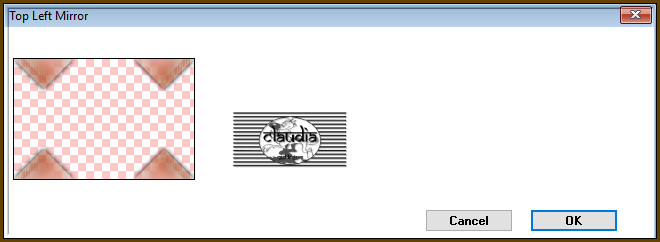 Effecten - Insteekfilters - Simple - Top Left Mirror