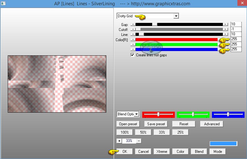 Effecten - Insteekfilters - AP [Lines] - Lines - SilverLining