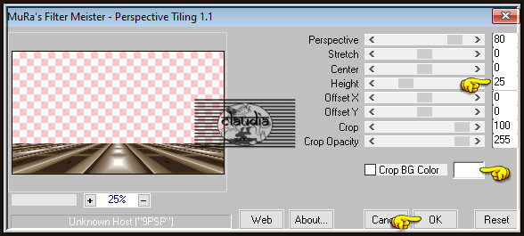 Effecten - Insteekfilters - MuRa's Meister - Perspective Tiling
