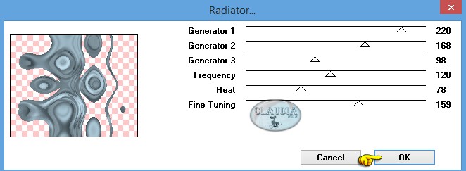 Effecten - Insteekfilters - VM Distortion - Radiator