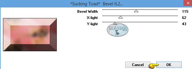 Instellingen filter Toadies - *Sucking Toad* Bevel II.2 