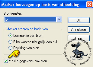 Instellingen voor masker