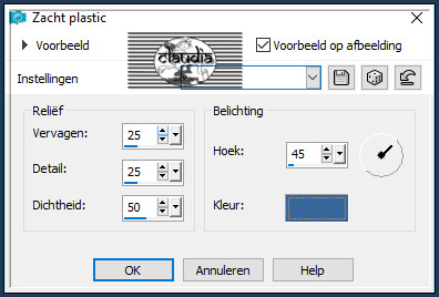 Effecten - Textuureffecten - Zacht plastic
