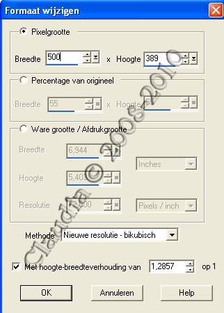 Formaat Wijzigen van Animatie