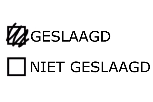 Geslaagd