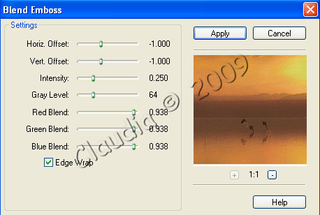 Instellingen Filter FM Tile Tools