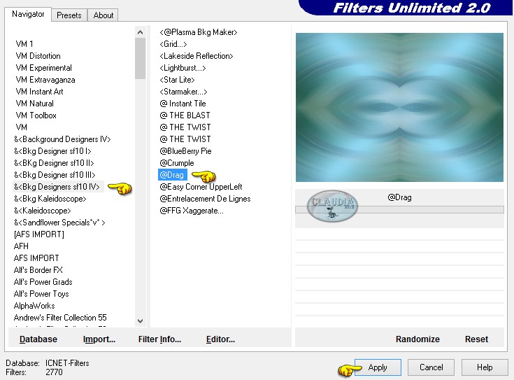 Effecten - Insteekfilters - <I.C. NET Software> - Fiilters Unlimited 2.0 - &<Bkg Designers sf10 IV> - @Drag