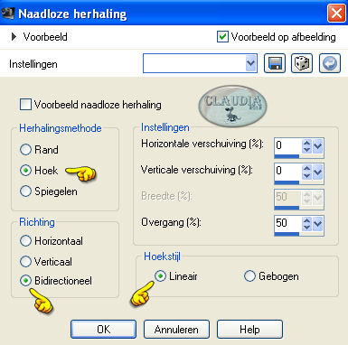 Effecten - Afbeeldingseffecten - Naadloze herhaling