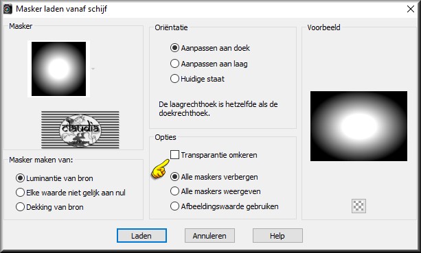 Lagen - Masker laden/opslaan - Masker laden vanaf schijf : 20-20