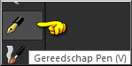 Activeer het Pengereedschap