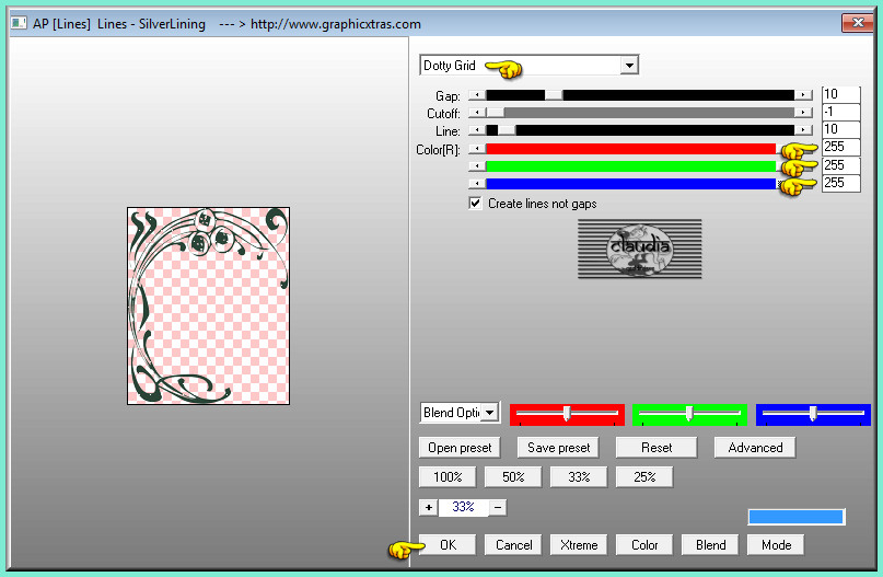 Effecten - Insteekfilters - AP [Lines] - Lines - SilverLining