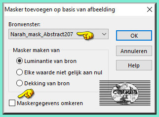 Lagen - Nieuwe maskerlaag - Uit afbeelding