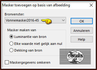 Lagen - Nieuwe maskerlaag - Uit afbeelding