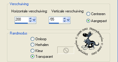 Effecten - Afbeeldingseffecten - Verschuiving