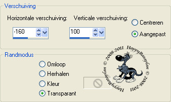 Effecten - Afbeeldingseffecten - Verschuiving