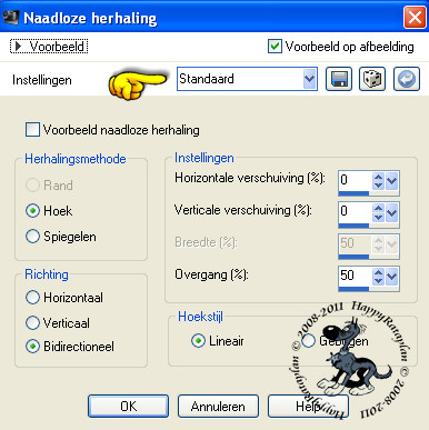 Effecten - Afbeeldingseffecten - Naadloze herhaling 