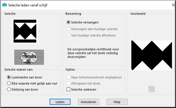 Selecties - Selectie laden/opslaan - Selectie laden vanaf schijf : Spring-Sel4-CGSFDesigns-11-02-2018