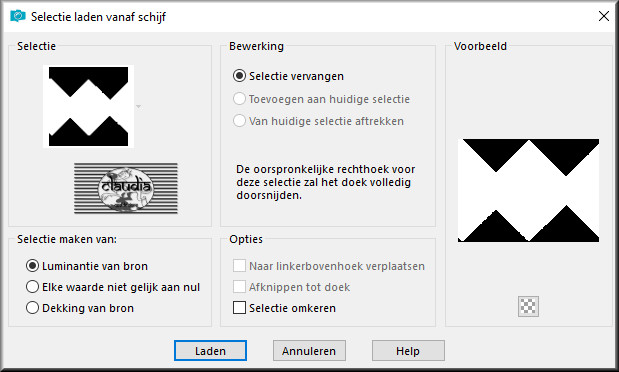 Selecties - Selectie laden/opslaan - Selectie laden vanaf schijf : Spring-Sel5-CGSFDesigns-11-02-2018