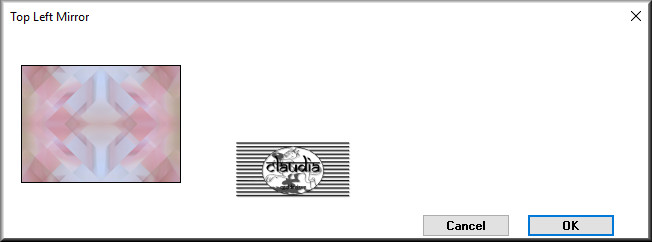 Effecten - Insteekfilters - Simple - Top Left Mirror