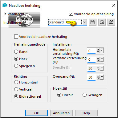 Effecten - Afbeeldingseffecten - Naadloze herhaling