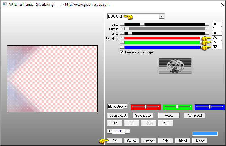 Effecten - Insteekfilters - AP [Lines] - Lines - SilverLining