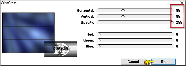 Effecten - Insteekfilters - Tormentia - CrissCross