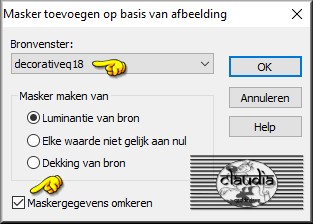 Lagen - Nieuwe maskerlaag - Uit afbeelding