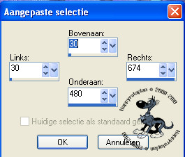 Aangepaste selectie