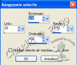 Intellingen aangepaste selectie