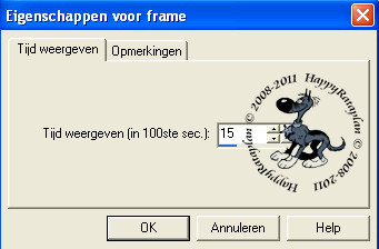 Eigenschappen voor frames