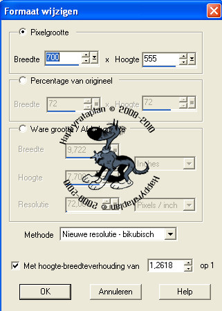 Instellingen Wijzigen van het Formaat