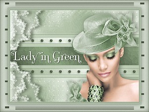 Les : Lady in Green van Leidy