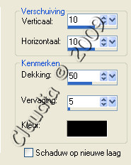 Instellingen van de Slagschaduw