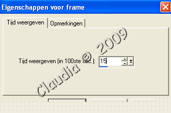 Instellen van de snelheid van de animatie