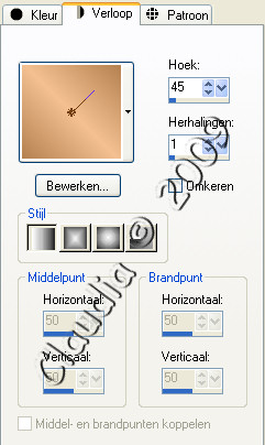 Instellingen voor het patroon