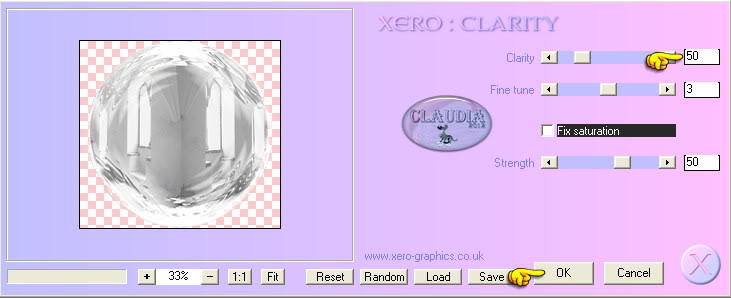 Instellingen filter Xero - Clarity