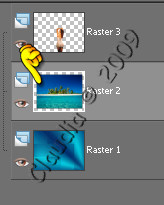 Rasterlaag 2 de actieve laag maken