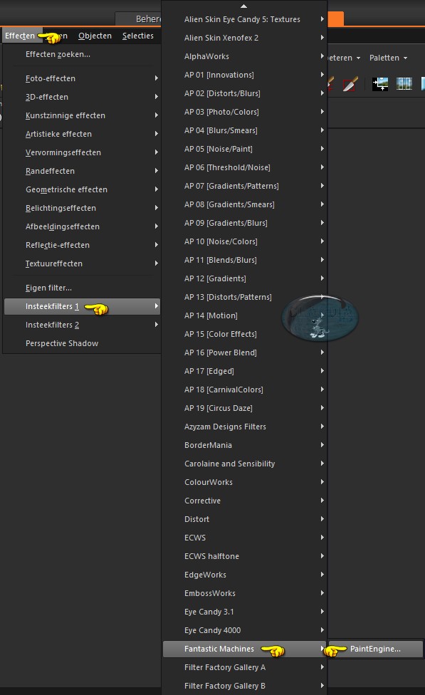 Effecten - Insteekfilters - Fantastic Machines - PaintEngine
