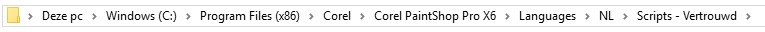 Plaats de 2 bestandjes in de map "Scripts - Vertrouwd"