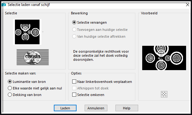 Selecties - Selectie laden/opslaan - Selectie laden vanaf schijf : adita-les-avani-sel-02