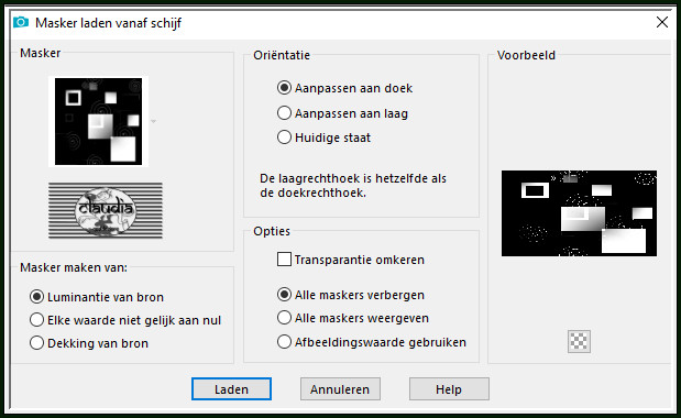 Lagen - Masker laden/opslaan - Masker laden vanaf schijf 