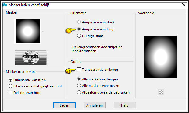 Lagen - Masker laden/opslaan - Masker laden vanaf schijf : 20-20