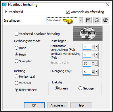 Effecten - Afbeeldingseffecten - Naadloze herhaling 