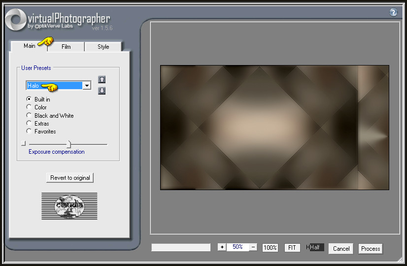 Effecten - Insteekfilters - optikVerve Labs - virtual Photographer