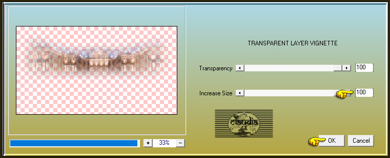 Effecten - Insteekfilters - AAA Filters - Transparent Layer Vignette