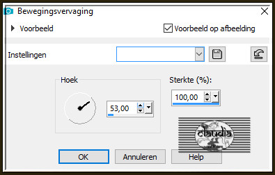 Aanpassen - Vervagen - Bewegingsvervaging